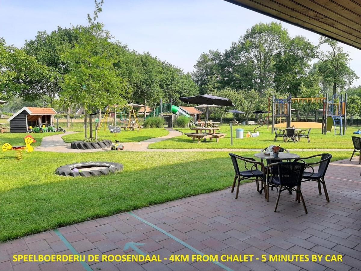 Sfeervol Chalet Op De Veluwe Putten Exterior foto